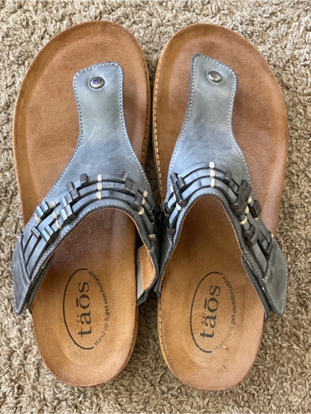 Täōs footwear women’s leather sandals. Size 8.5. New without box.
